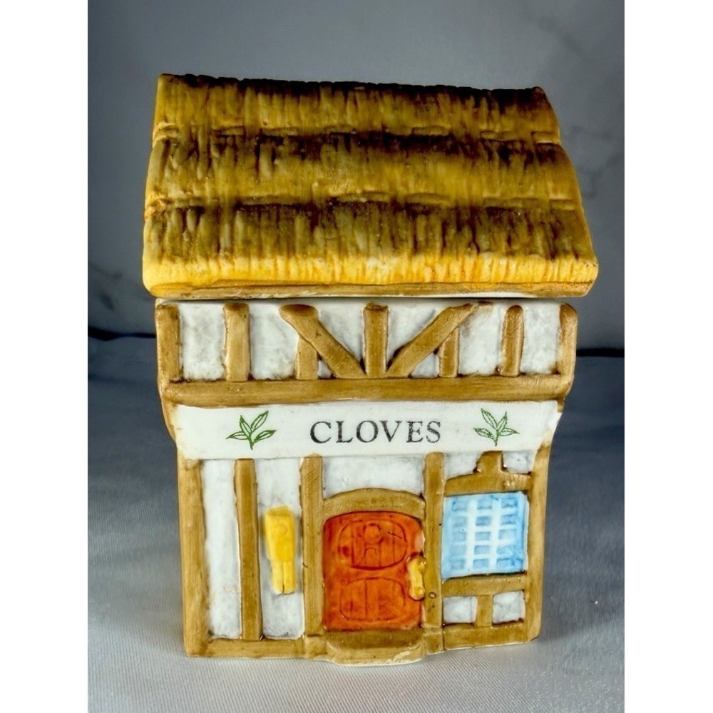 Vtg Spice Jar CLOVES Country Kitchen Collection 1994 NIB House Cottage Core - Picture 1 of 6